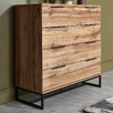 Oak Finish Jackson Chest of Drawers