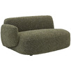 Forest Green Moab Left Chaise Lounge