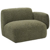 Forest Green Moab Right Corner Lounge Chair