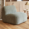Forest Green Moab Armless Lounge Chair