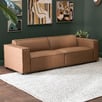 Russo 3 Seater Faux Leather Sofa