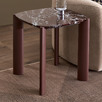 Marilyn Merlot Marble Side Table