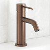 Clovelly Bronze Curved Basin Mixer