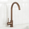 Clovelly Bronze Gooseneck Kitchen Sink Mixer