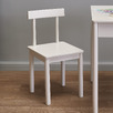 Kids&rsquo; White Rigby Chair