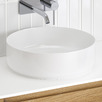 Sabina 400mm White Round Ceramic Above Counter Basin