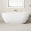 Avalon Egg Acrylic Freestanding Bath with Overflow