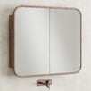 Bronte 900mm Rectangular Mirrored Shaving Cabinet