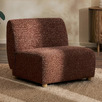 Crescent Armless Lounge Chair
