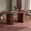 Anika Oval Mango Wood Dining Table
