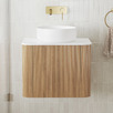 Nomad 600mm Natural Wall Hung Single Vanity