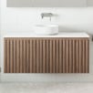 Rhea 1200mm Fluted Wall Hung Single Vanity