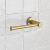 Clovelly Brushed Gold Toilet Roll Holder
