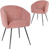 Rose Velvet Dining Chairs