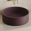 Concrete 390mm Round Above Counter Basin