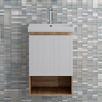 Wall Mounted Norfolk Vanity with Ceramic Basin