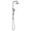 Rosa Gooseneck Twin Shower