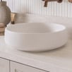 Jean 400mm Matte Round Concrete Above Counter Basin