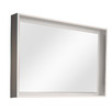 Satin White Halifax Rectangular Wall Mirror