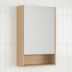 Sanremo 475mm Mirrored Shaving Cabinet with Open Shelf