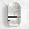 Noosa 450mm Oval Mirrored Shaving Cabinet