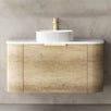 Bondi Wall Hung Single Vanity with Pure White Countertop