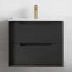 Byron 600mm Wall Hung Single Vanity with Ceramic Countertop