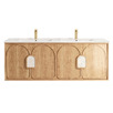 Laguna 1500mm Wall Hung Double Vanity with Ceramic Countertop