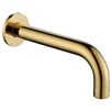 Aires 200mm Curved Brass Bath/Basin Spout