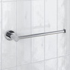 Rumi 250mm L-Shaped Brass Hand Towel Rail