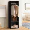 Black Cassandra Open Wardrobe