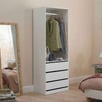 Cassandra 3 Drawer Wardrobe