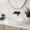 Evea 500mm Pill Counter Top Ceramic Basin