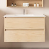 Laulea 900mm Wall Hung Single Vanity with Ceramic Countertop