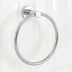 Elle Chrome Towel Ring