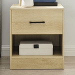 White Quiton Boucle Platform Bed