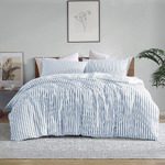 Rust Stripe Frankie Quilt Cover Set