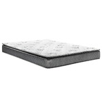 White Quiton Boucle Platform Bed