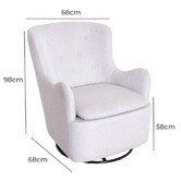 Love N Care 2 Piece Cloud Lush Amchair &amp; Ottoman Set