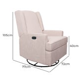 Love N Care Luna Cotton Recliner Armchair