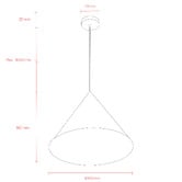 MDA Lighting Coda Brass Pendant Light