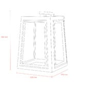 MDA Lighting London Brass &amp; Glass Outdoor Wall Light