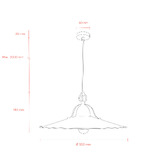 MDA Lighting Benson Brass Pendant Light