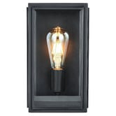 MDA Lighting Kent Brass &amp; Glass Outdoor Wall Light