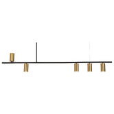 MDA Lighting Delco Aluminium 5 Light Pendant