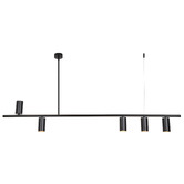 MDA Lighting Delco Aluminium 5 Light Pendant