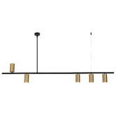 MDA Lighting Delco Aluminium 5 Light Pendant