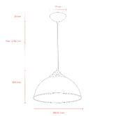 MDA Lighting Kingston Iron Pendant Light