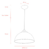 MDA Lighting Kingston Iron Pendant Light