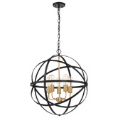 MDA Lighting Apollo Iron 5-Light Pendant